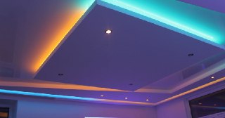 Натяжной потолок с подсветкой Котельники, цена от 2132 руб.