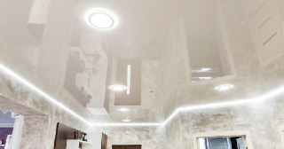 Натяжной ПВХ потолок Котельники, цена от 2132 руб.