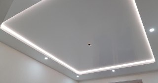 Светодиодные натяжные потолки Котельники, цена от 1568 руб.